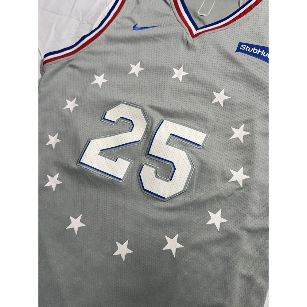 Ben‎ Simmons Nike Sixers City Edition Swingman Jersey Size 50 TALL Men's - Picture 3 of 8
